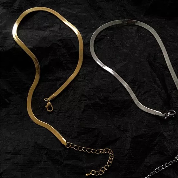 18K gold plated choker necklace - Picture 7 of 7